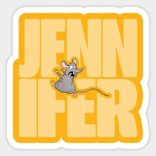 Jennifer | Running Scared | Name Sticker